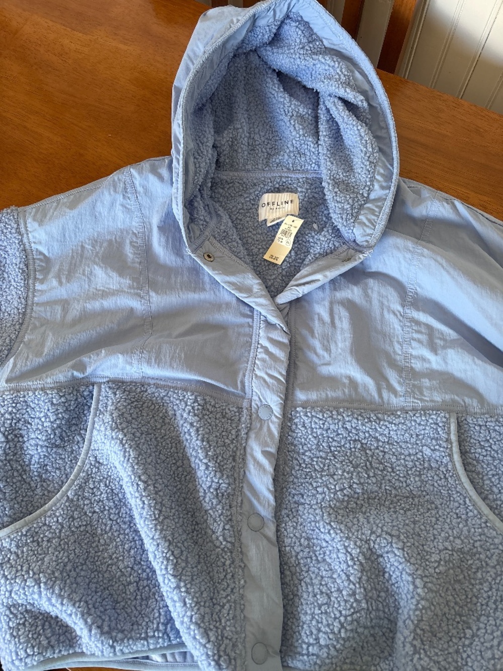 Hooded fleece jacket